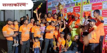 सोलापूर कोर्ट प्रिमिअर लीग क्रिकेट स्पर्धेत सी. जे. एम. चॅलेंजर संघ विजेता Solapur Court Premier League Cricket Tournament