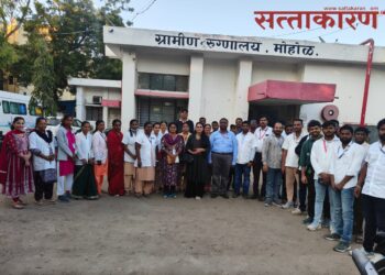 सिव्हील सर्जन डॉ. वर्षा डोईफोडे यांच्याकडून शासकीय रूग्णालयांची रात्री 1 वाजता अचानक भेटी देऊन तपासणी Cs Dr Varsha Doiphode conducted surprise inspections of government hospitals at 1 AM