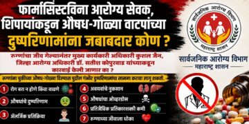 फार्मासिस्टविना आरोग्य सेवक, शिपायांकडून औषध-गोळ्या वाटपांच्या दुष्परिणामांना जबाबदार कोण ? Whos responsible for the adverse consequences of medicines & pills being distributed by health workers in the absence of a pharmacist