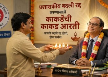प्रशासकीय बदली रद्द करण्यासाठी काकडेंची "काकड आरती" Kakades desperate plea to cancel administrative transfer