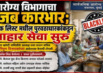 आरोग्य विभागाचा अजब कारभार; ब्लॅक लिस्ट मधील पुरवठाधारकांकडूनच आहार सेवा सुरू Bizarre functioning of the Health Dept dietary services initiated using blacklisted suppliers