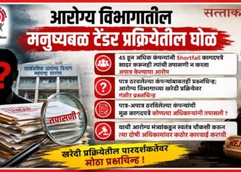 मनुष्यबळ टेंडर प्रक्रीयेतील घोळ : 45 हून अधिक कंपन्यांनी Shortfall कागदपत्रे सादर करूनही त्यांची तपासणी न करता अपात्र केल्याचा आरोप Irregularities manpower tender process Allegations 45 companies were disqualified without their submitted shortfall documents being examined